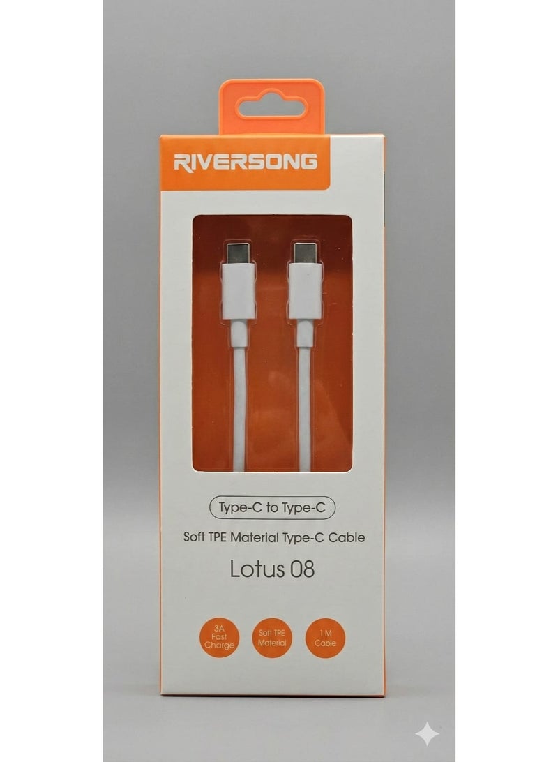 RIVERSONG TYPE C TO TYPE C 1M - Image 1
